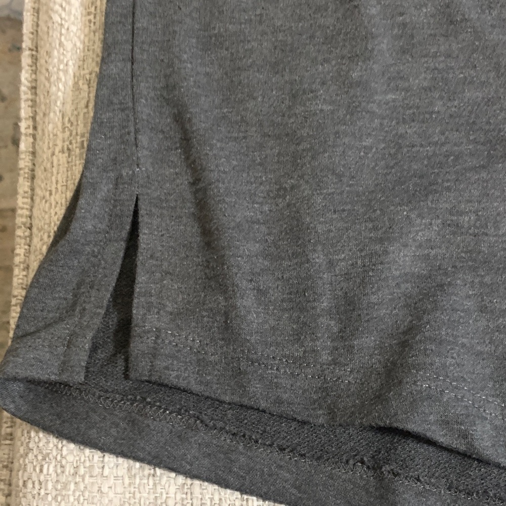 Maurices 24/7 Charcoal Long Sleeve Basic Tee Plus 3X — Soft & Cozy Layering Top - Picture 8 of 9